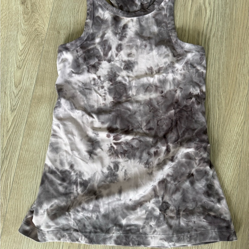 lululemon athletica pink/mauve Tie-Dye Tank